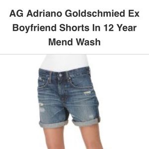 AG Adriano Goldschmied Ed-Boyfriend Jean Short 28
